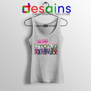 Jokers Mugshot Sport Grey Tank Top Different Jokers Movie Tops