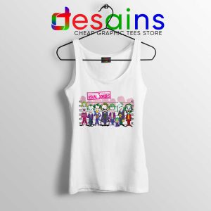 Jokers Mugshot Tank Top Different Jokers Movie Tops S-3XL