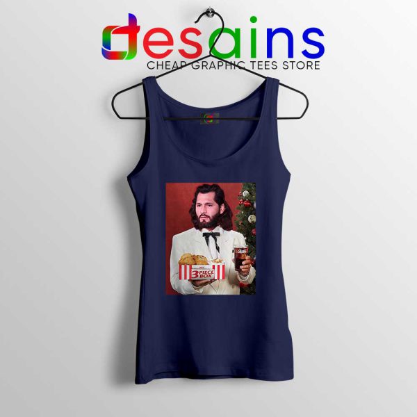 Jorge Masvidal 3 Piece KFC Navy Tank Top Jorge Masvidal UFC Tops