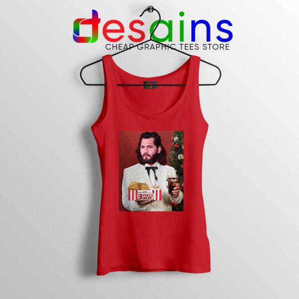 Jorge Masvidal 3 Piece KFC Red Tank Top Jorge Masvidal UFC Tops