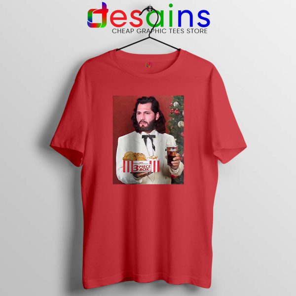 Jorge Masvidal KFC Red Tshirt Jorge Masvidal 3 Piece KFC Tee Shirts