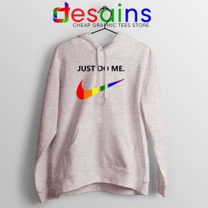 Just Do Me Pride Rainbow Sport Grey Hoodie LGBT Hoodies