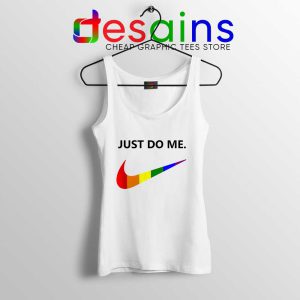 Just Do Me Pride Rainbow Tank Top LGBT Tank Tops S-3XL