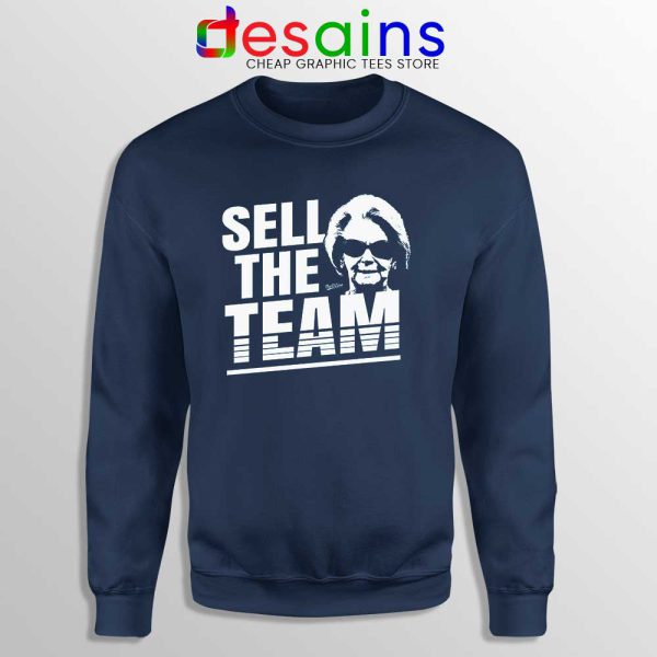 Martha Ford Sell The Team Navy Sweatshirt Detroit Lions Sweater