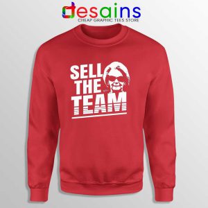 Martha Ford Sell The Team Red Sweatshirt Detroit Lions Sweater