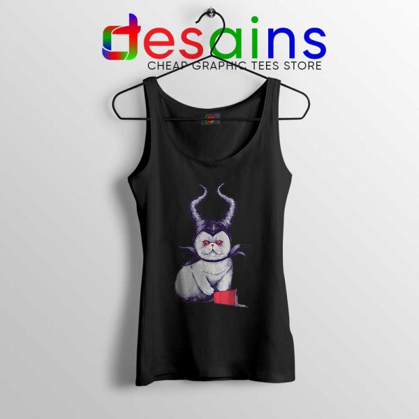 Meow Maleficent Black Tank Top Meowleficent Mistress of Evil