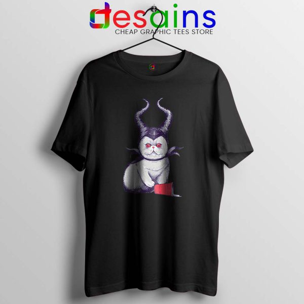 Meow Maleficent Black Tshirt Meowleficent Mistress of Evil Tees