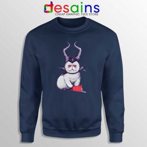 Meow Maleficent Navy Sweatshirt Meowleficent Mistress of Evil Sweater