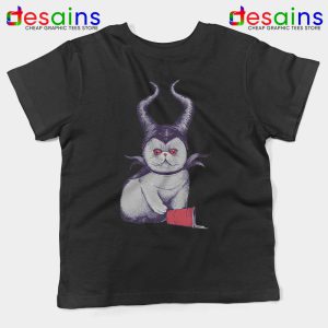 Meowleficent Mistress of Evil Black Kids Tshirt Maleficent Youth Tees