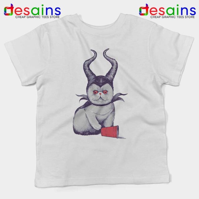 Meowleficent Mistress of Evil Kids Tshirt