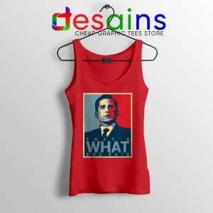Michael Scott The Office Red Tank Top That's What She Said Tops
