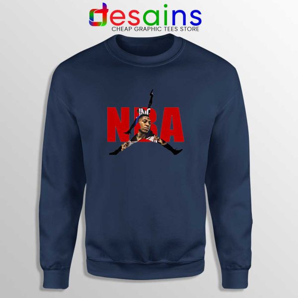 NBA YoungBoy Navy Sweatshirt Never Broke Again Sweater S-3XL
