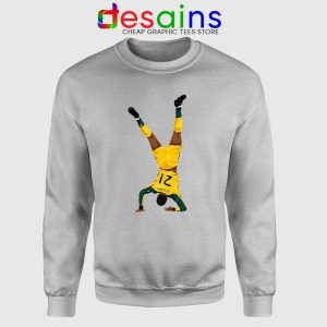 Olivier Ntcham Celebration vs Lazio Sport Grey Sweatshirt Celtic FC