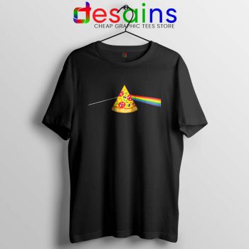 Pink Floyd Pizza Tshirt Dark Side of the Pizza Tee Shirts S-3XL