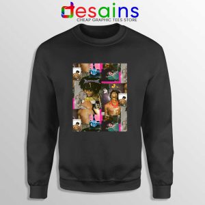 Playboi Carti Photo Collages Black Sweatshirt Playboi Merch Sweater