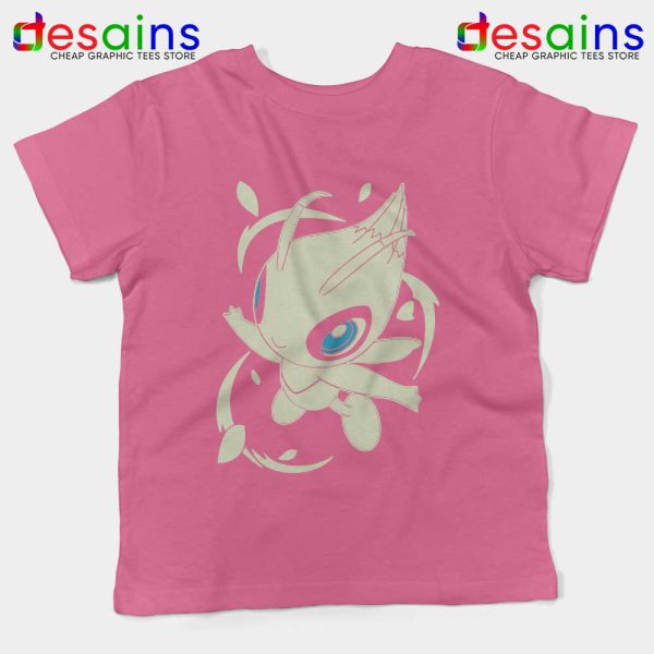 Pokémon GO Celebi Pink Kids Tshirt Pokemon Game Tee Shirts Youth