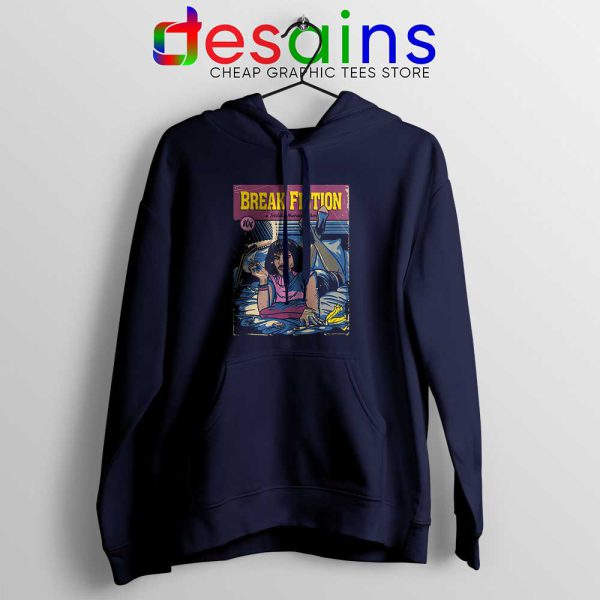 Pulp Fiction Freddie Mercury Navy Hoodie Break Fiction Hoodies Film