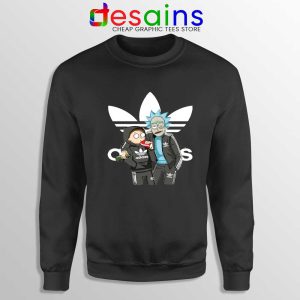 Rick Morty Adidas Clothes Black Sweatshirt Rick And Morty Sweater