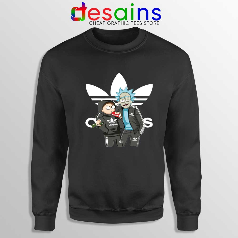 rick and morty adidas sweatshirt