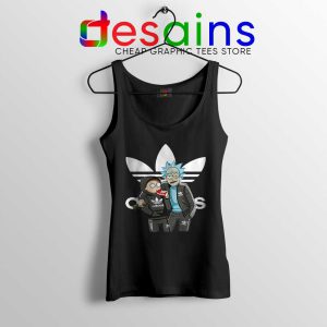 Rick Morty Adidas Clothes Black Tank Top Rick And Morty Tops S-3XL