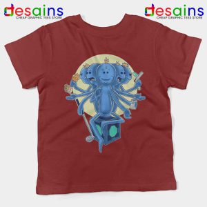 Rick and Morty The Allseeker Red Kids Tshirt Meeseeks Portal Tees