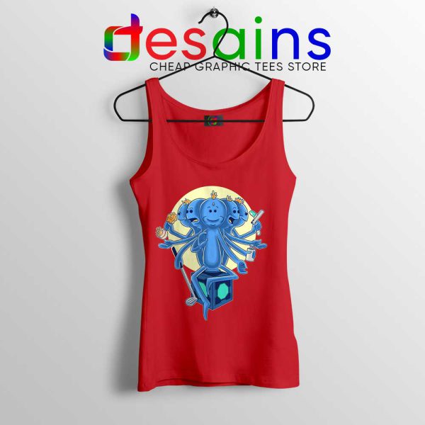 Rick and Morty The Allseeker Red Tank Top Meeseeks Portal Tops