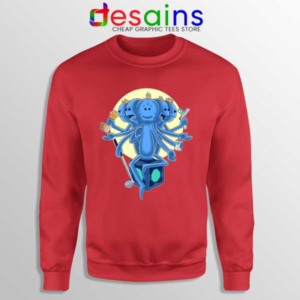 Rick and Morty The Allseeker RedSweatshirt Meeseeks Portal