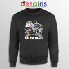 Skeleton Unicorn Go to Hell Sweatshirt Unicorn Sweater S-3XL