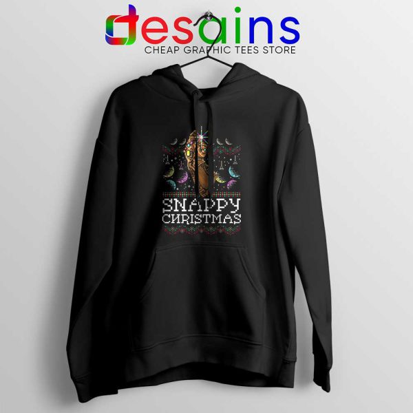 Snappy Christmas Thanos Black Hoodie Avengers Endgame Hoodies