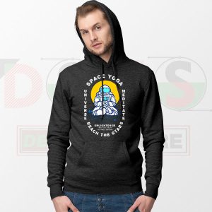 Space Yoga Universe Meditate Hoodie