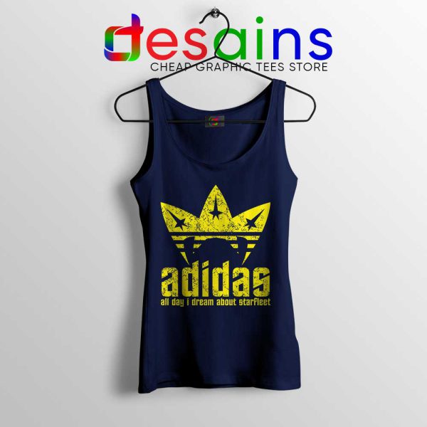 Star Trek Starfleet Adidas Navy Tank Top Starfleet Costume Tank Tops