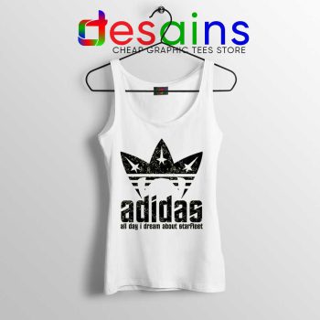 Star Trek Starfleet Adidas White Tank Top Starfleet Costume Tank Tops