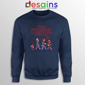 Stranger Things Nerds Navy Sweatshirt The Stranger Nerds Sweater S-3XL