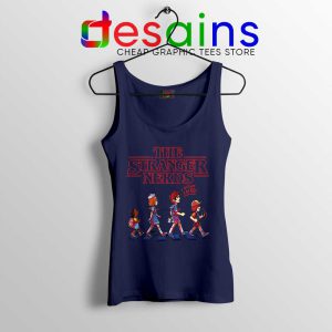 Stranger Things Nerds Navy Tank Top The Stranger Nerds Tank Tops S-3XL