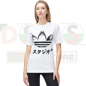 Symbol Studio Ghibli Adidas Tshirt - Anime Kawaii Apparel