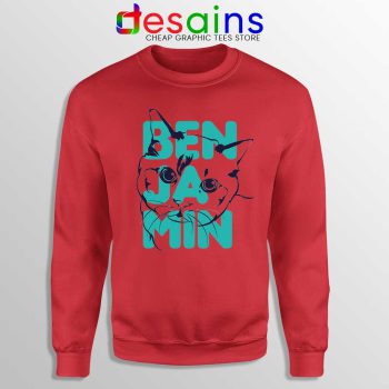Taylor Swift Cradles Cat Red Sweatshirt Benjamin Button Sweater S-3XL
