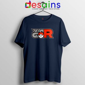 Team Rocket GO Navy Tshirt Pokemon GO Tee Shirts Game S-3XL