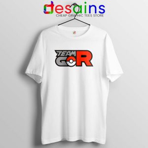 Team Rocket GO White Tshirt Pokemon GO Tee Shirts Game S-3XL