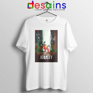 The Clown Joker Simpsons White Tshirt Joker Film Tee Shirts S-3XL