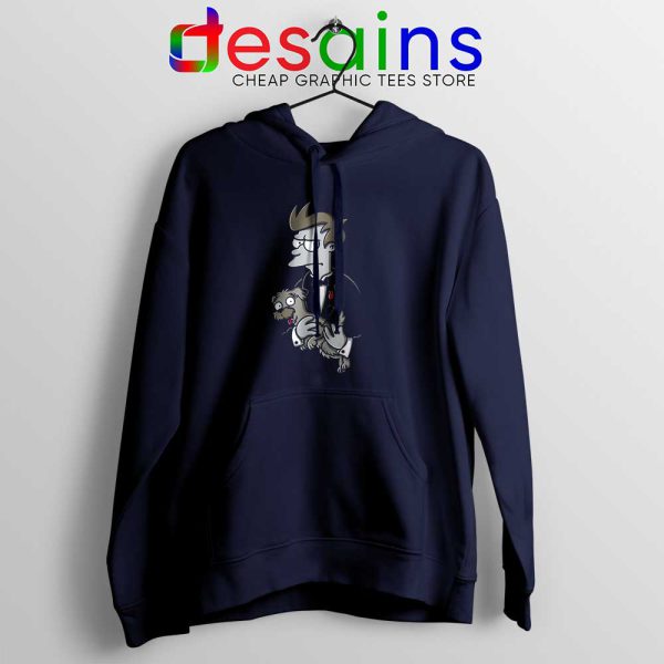 The Dogfather Ralph Wiggum Navy Hoodie Simpsons Hoodies