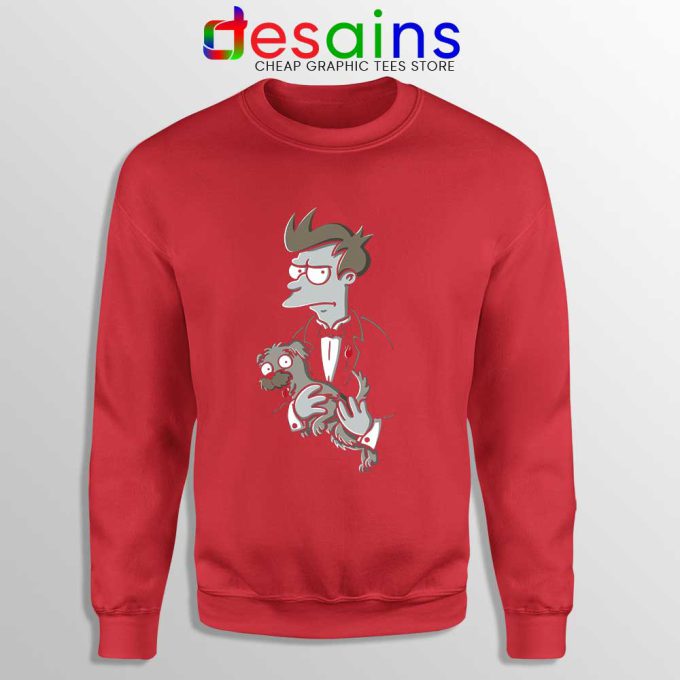 The Dogfather Ralph Wiggum Red Sweatshirt Simpsons Sweater