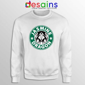 The Jasmine Dragon White Sweatshirt Tea Starbucks Sweater S-3XL