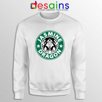 The Jasmine Dragon White Sweatshirt Tea Starbucks Sweater S-3XL