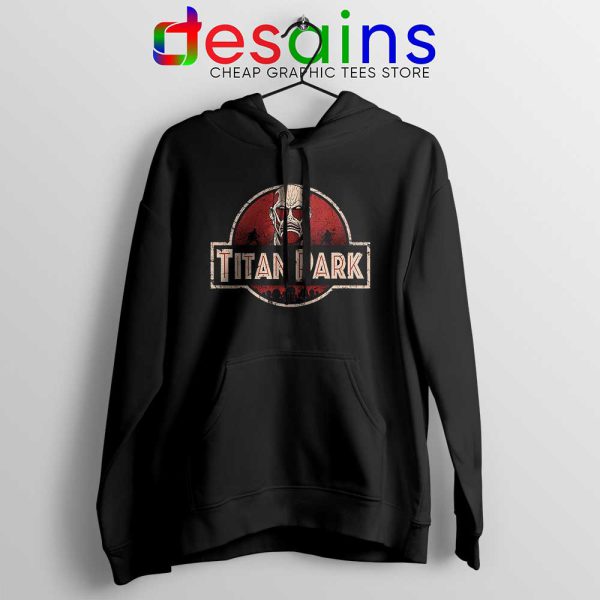 Titan Park Hoodie Jurassic Park Attack on Titan Hoodies Size S-2XL