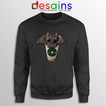 Toothless Dragon Coffee Sweatshirt How to Train Your Dragon Sweater