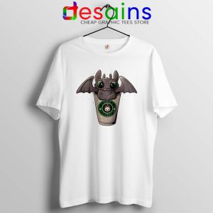 Toothless Dragon Coffee White Tshirt How to Train Your Dragon Tee Shirts