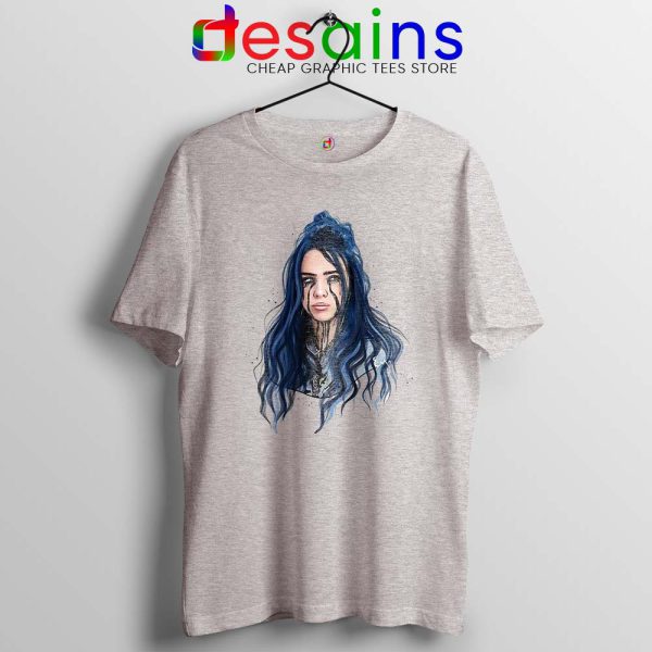 When the Partys Over Sport Grey Tshirt Billie Eilish Tee Shirts S-3XL