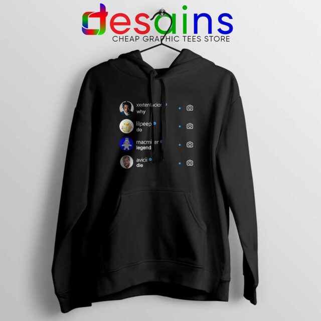 Xxxtentacion Lilpeep Macmiller Avicii Hoodie
