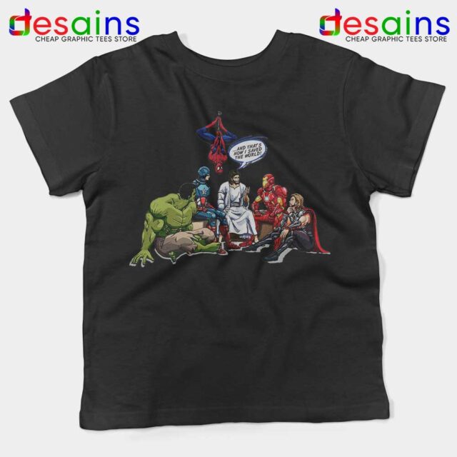Avengers Jesus Christmas Kids Tshirt