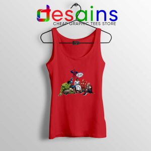 Avengers Jesus Christmas Red Tank Top And That's How I Saved The World